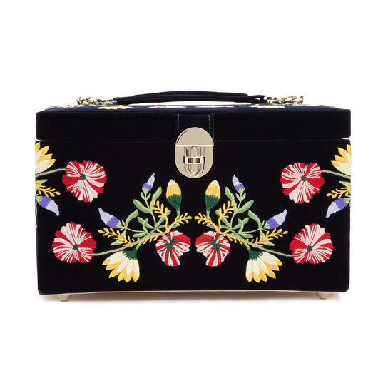 WOLF Zoe Indigo Medium Jewellery Box 4500146902143 Front image number 0